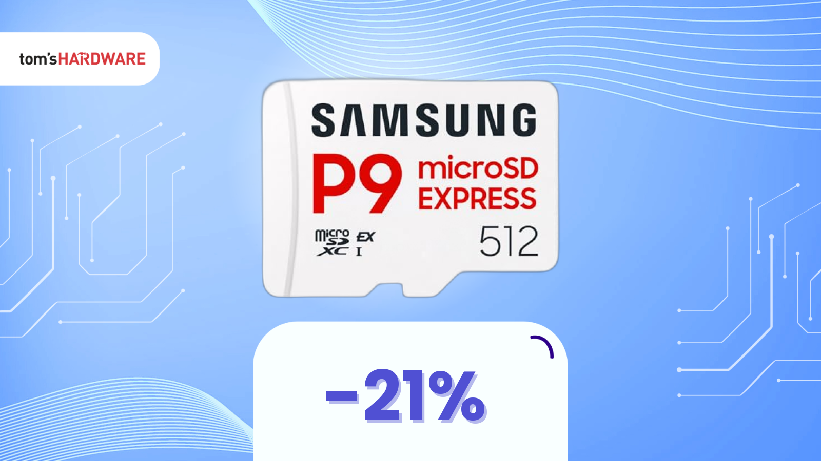 Non è la classica MicroSD: è il modello Express, e il prezzo attuale è ottimo