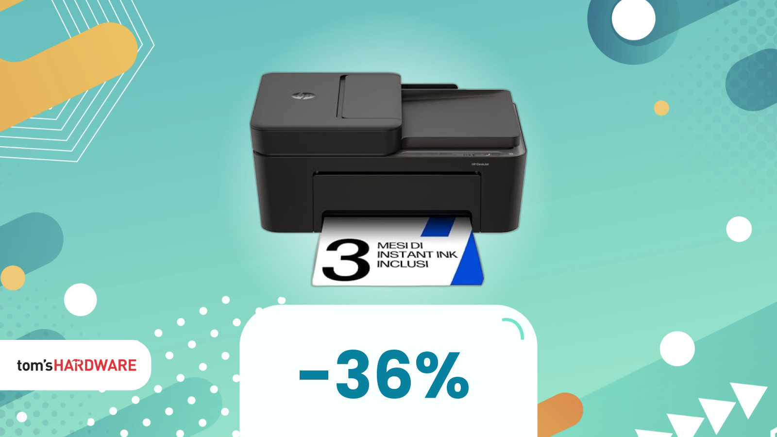Sotto i 50€? Questa HP DeskJet ha Wi-Fi e stampa a colori