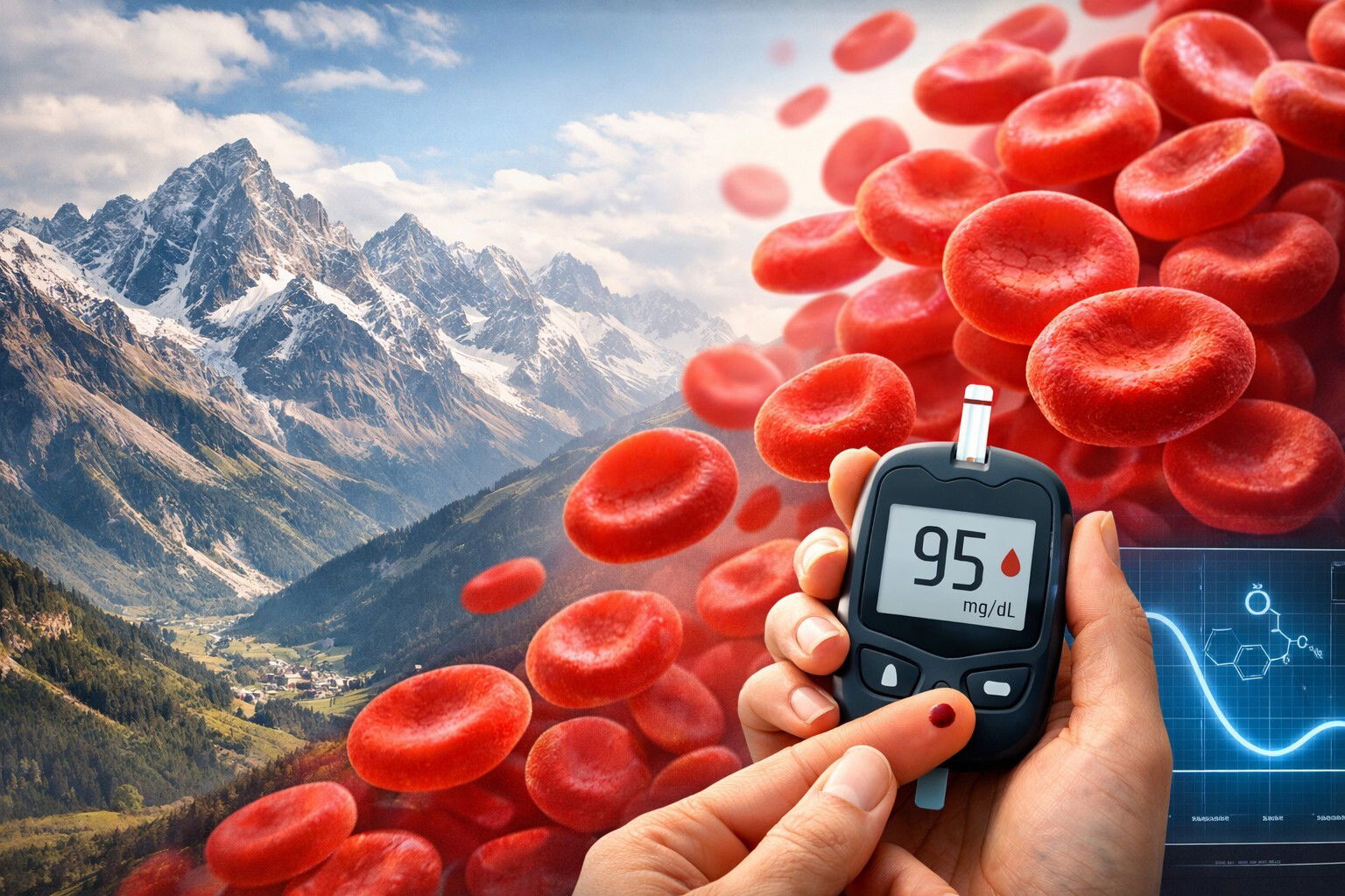 Scoperto perché l’alta quota protegge dal diabete