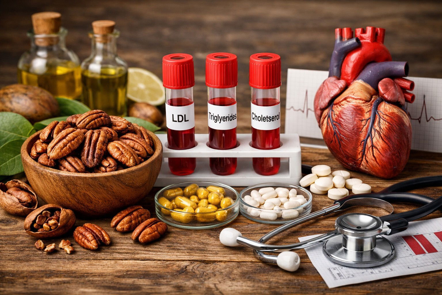 Le noci pecan aiutano la salute cardiovascolare