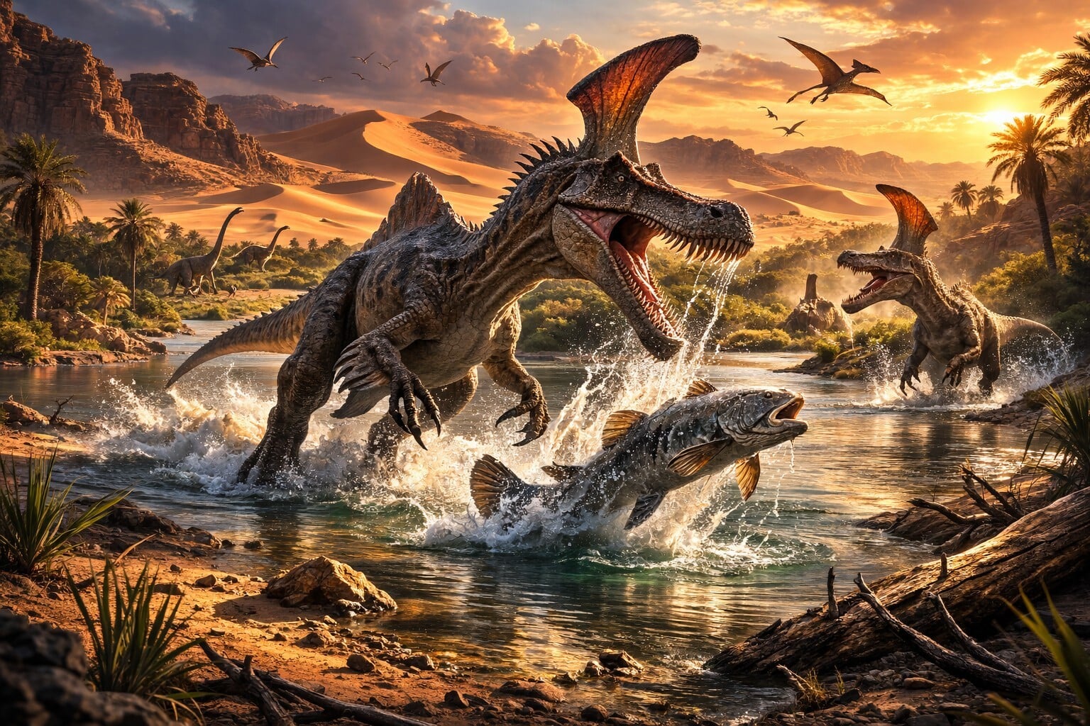 Sahara, scoperto lo spinosauro “airone infernale”