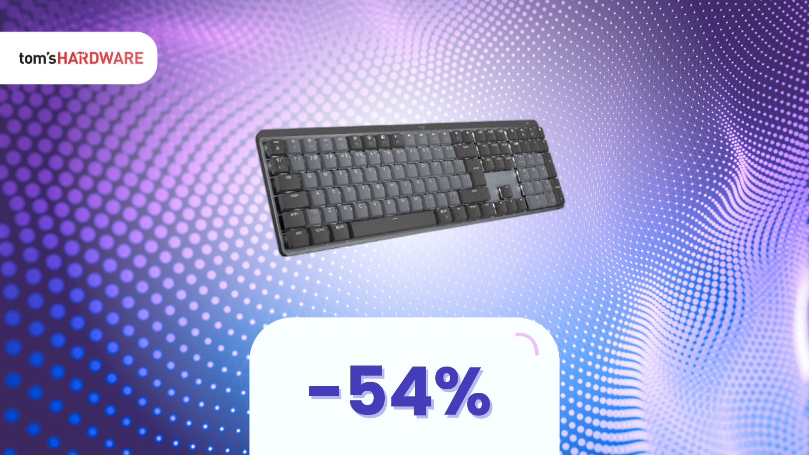 Metà prezzo oggi: scopri la tastiera Logitech che conquisterà anche chi non gioca