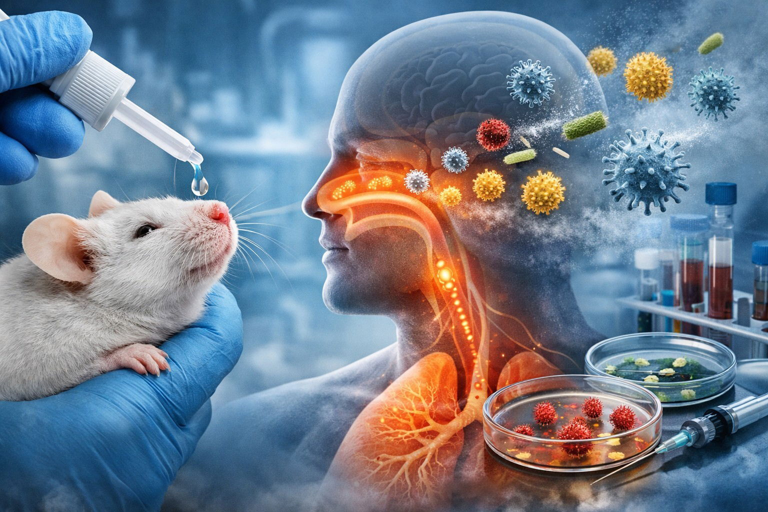 Testato un nuovo vaccino universale contro COVID e influenza