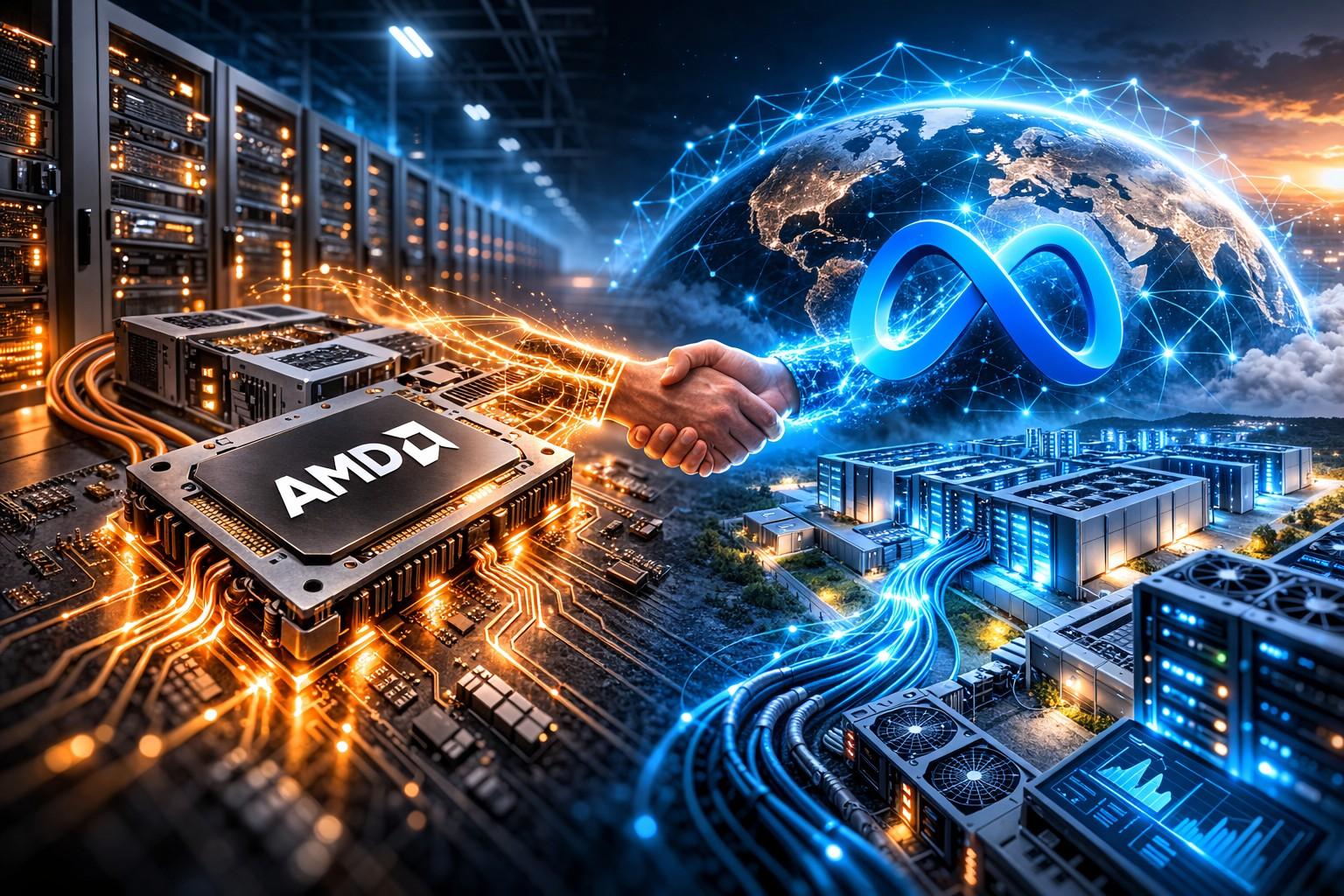 AMD e Meta siglano un mega accordo AI da 100 miliardi