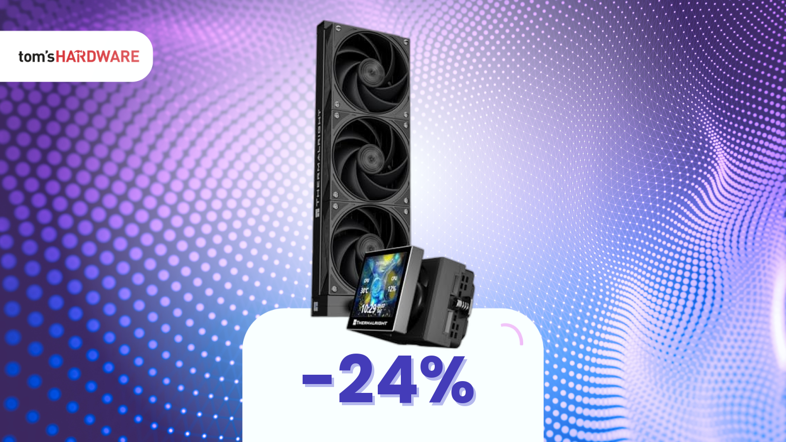 Questo dissipatore per CPU ha uno schermo a colori, ma è l'offerta di oggi a lasciare senza parole