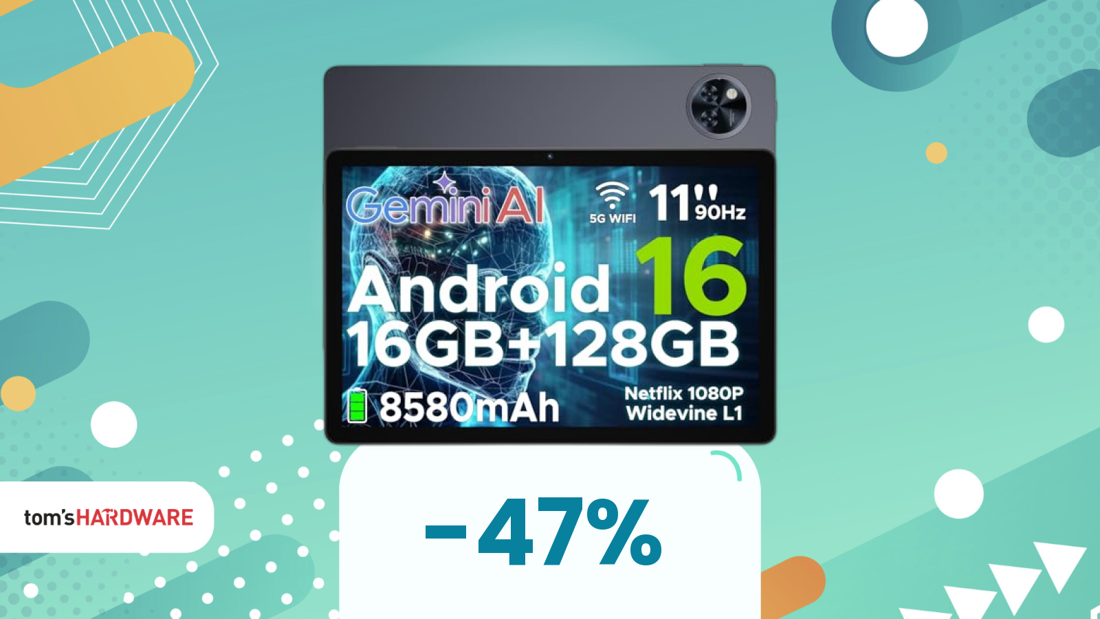 Non ti deluderà: l’hardware c’è, e oggi questo Tablet Android scende sotto i 100€