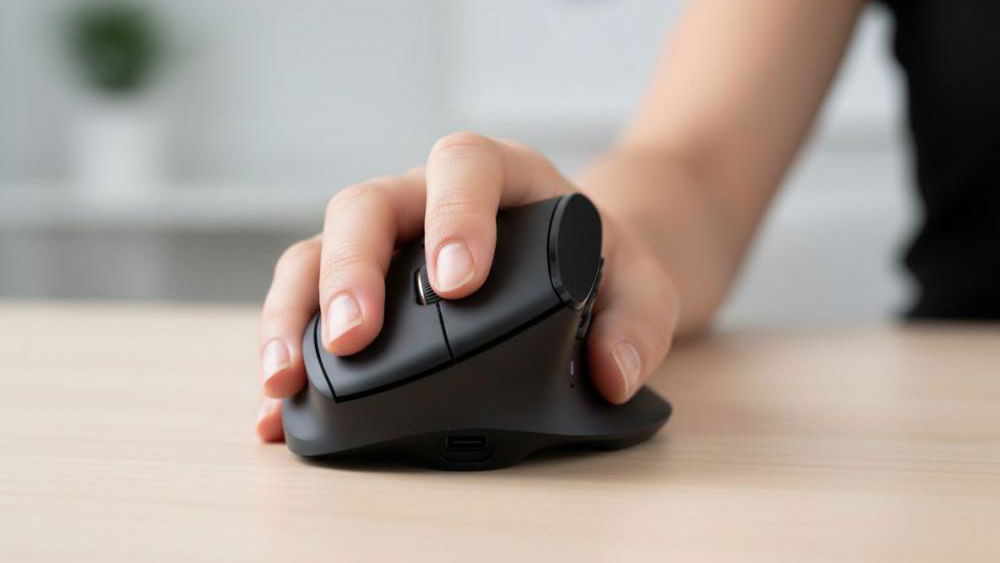 Immagine di Techly IM 1300-VM-RGB: il mouse ergonomico verticale che migliora comfort e produttività