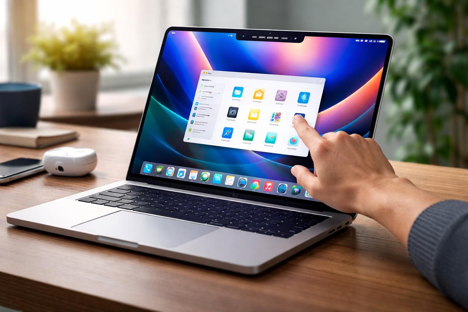 Apple prepara un MacBook touch con UI dinamica