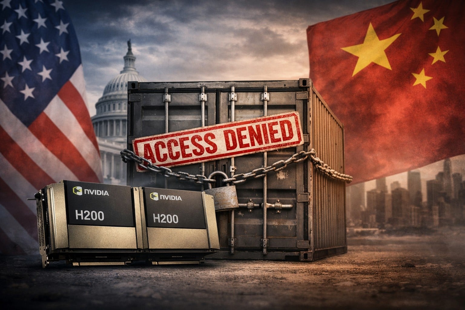 NVIDIA non ha ancora venduto H200 alla Cina