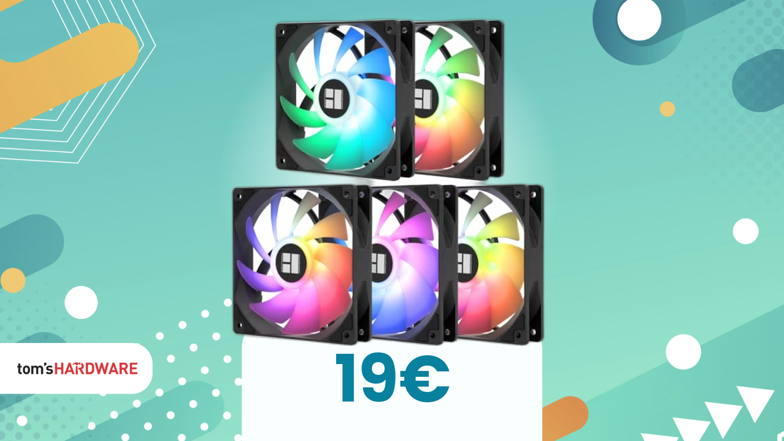 Mega offerta: 5 ventole ARGB a prezzo shock (meno di 20€)