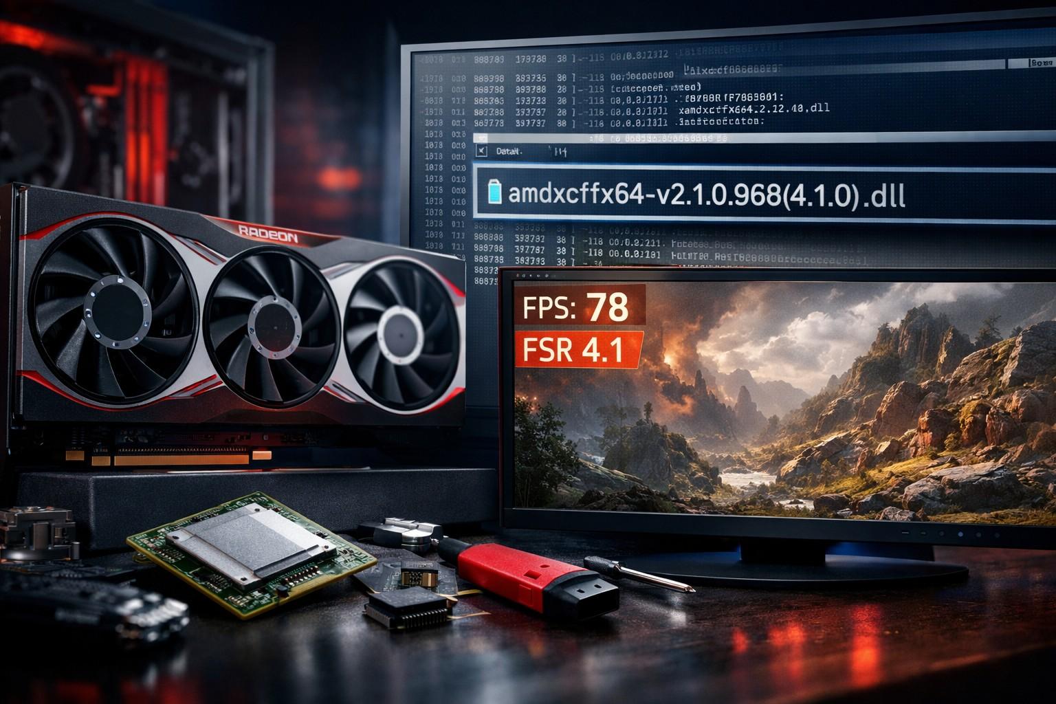 FSR 4.1: utente scopre che funziona su RDNA 3 con un trucco