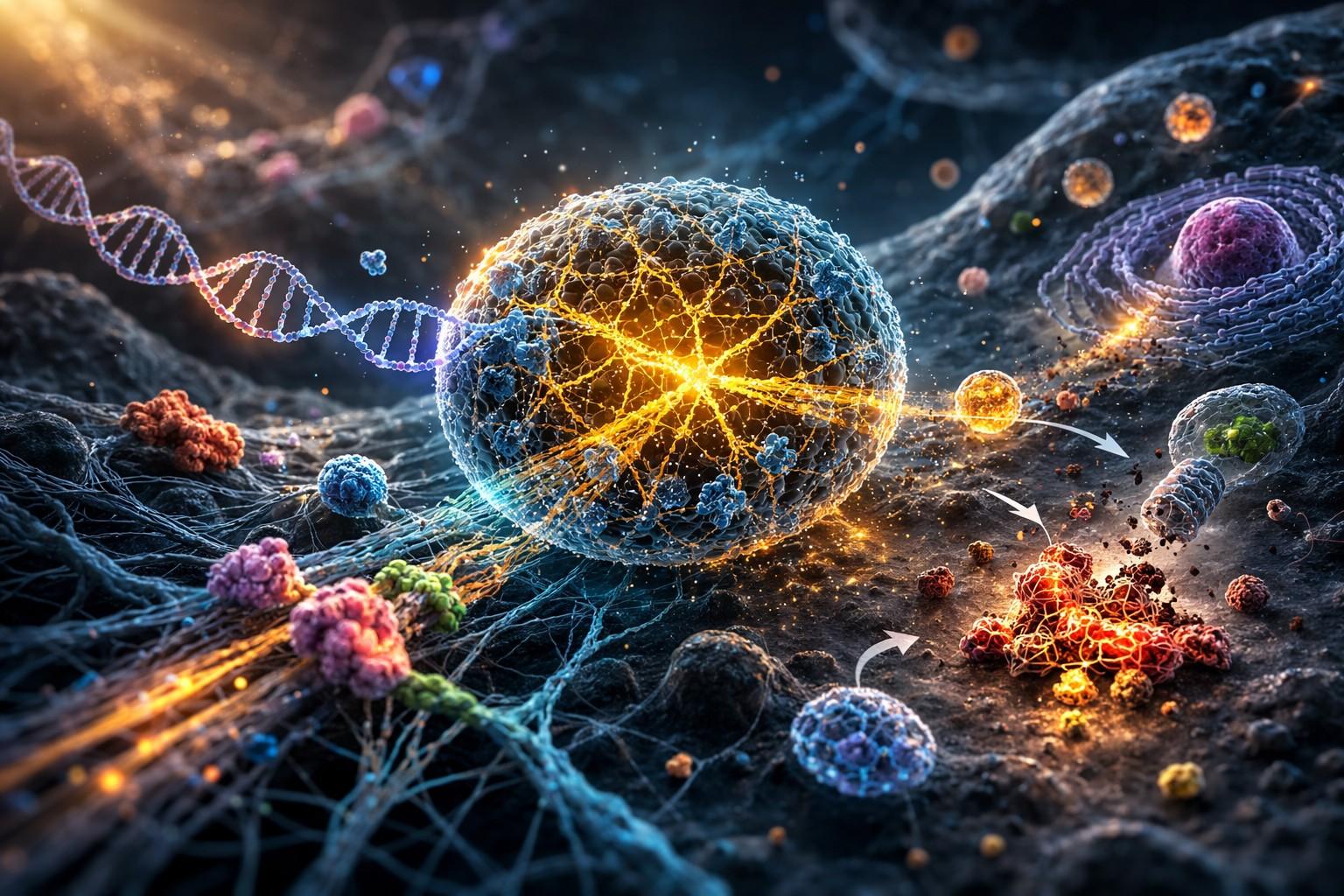 Gocce cellulari: strutture inedite aprono vie contro cancro e SLA