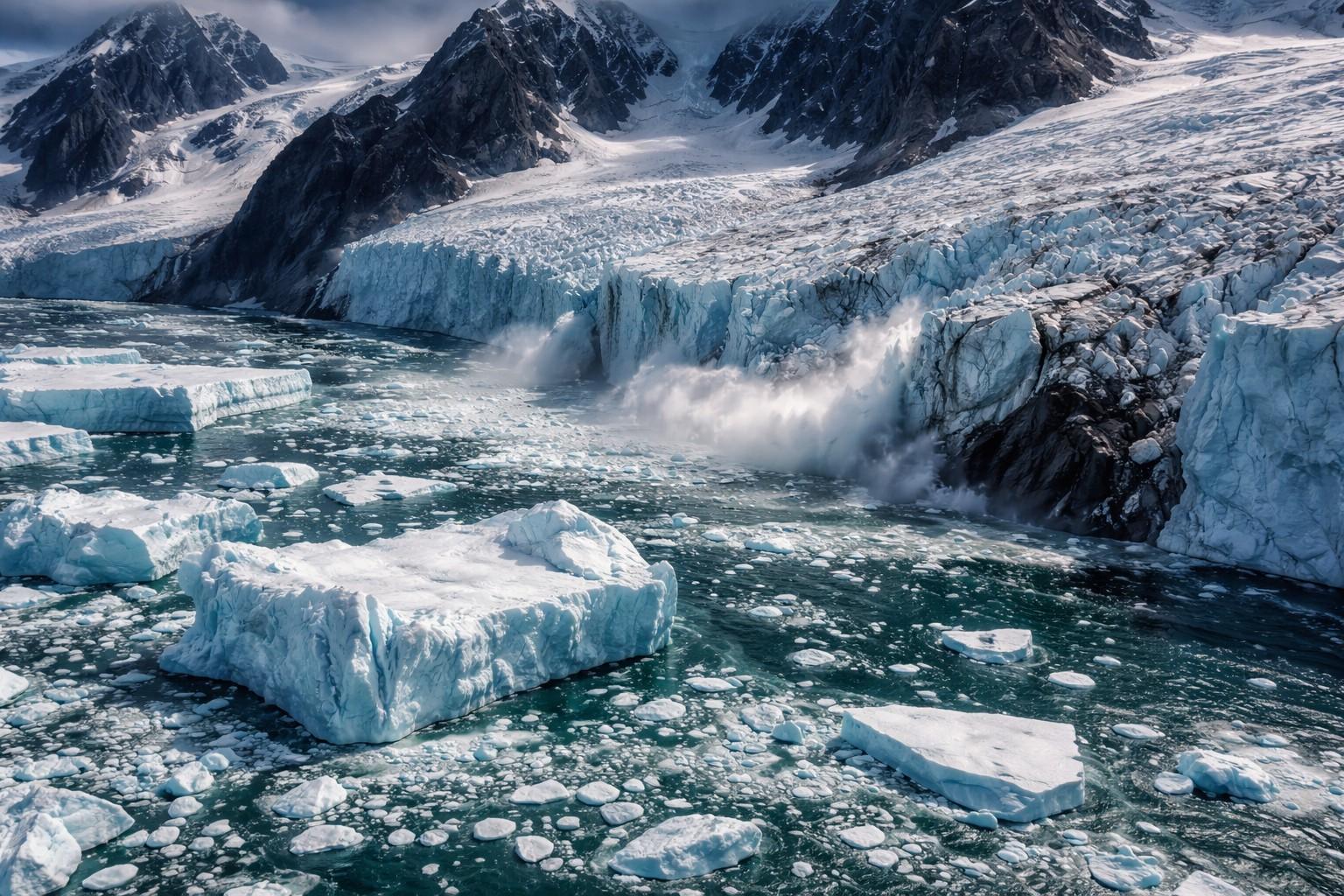 Antartide, record di collasso per il ghiacciaio Hektoria