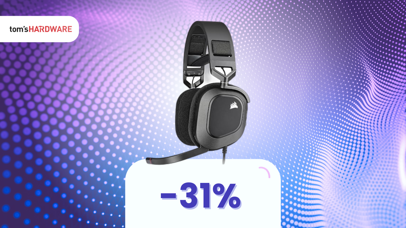 Prezzo sotto la media per queste cuffie Corsair: non record, ma grande occasione