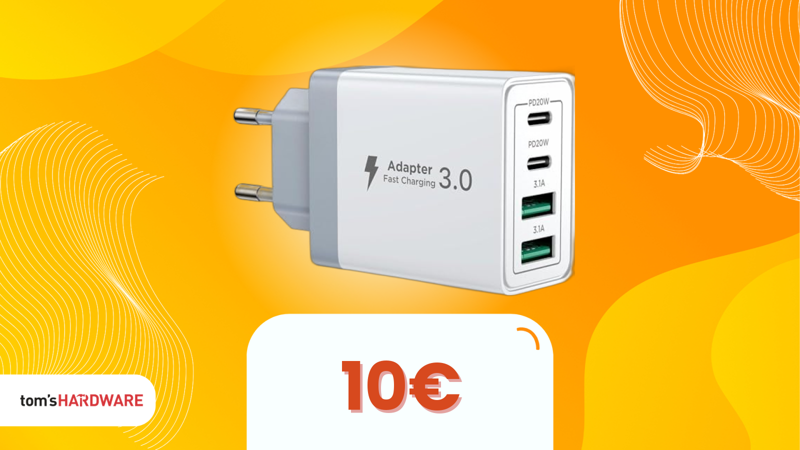 Sembra un semplice caricatore, ma alimenta 4 dispositivi insieme (a meno di 10€)