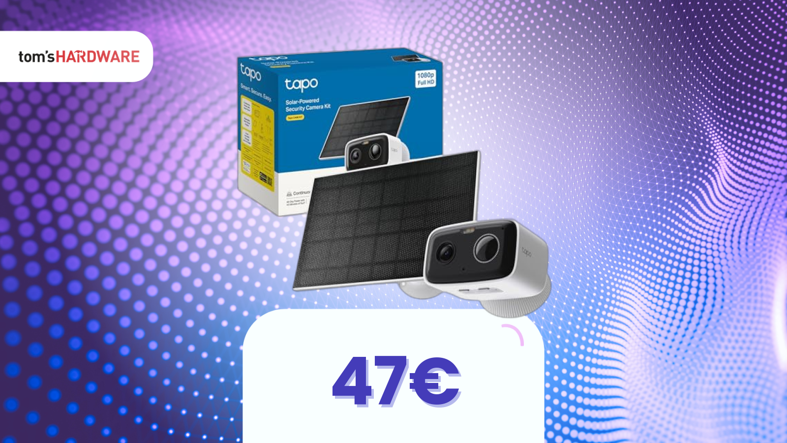 Vedi tutto a colori, anche di notte, senza mai ricaricare questa telecamera di sorveglianza