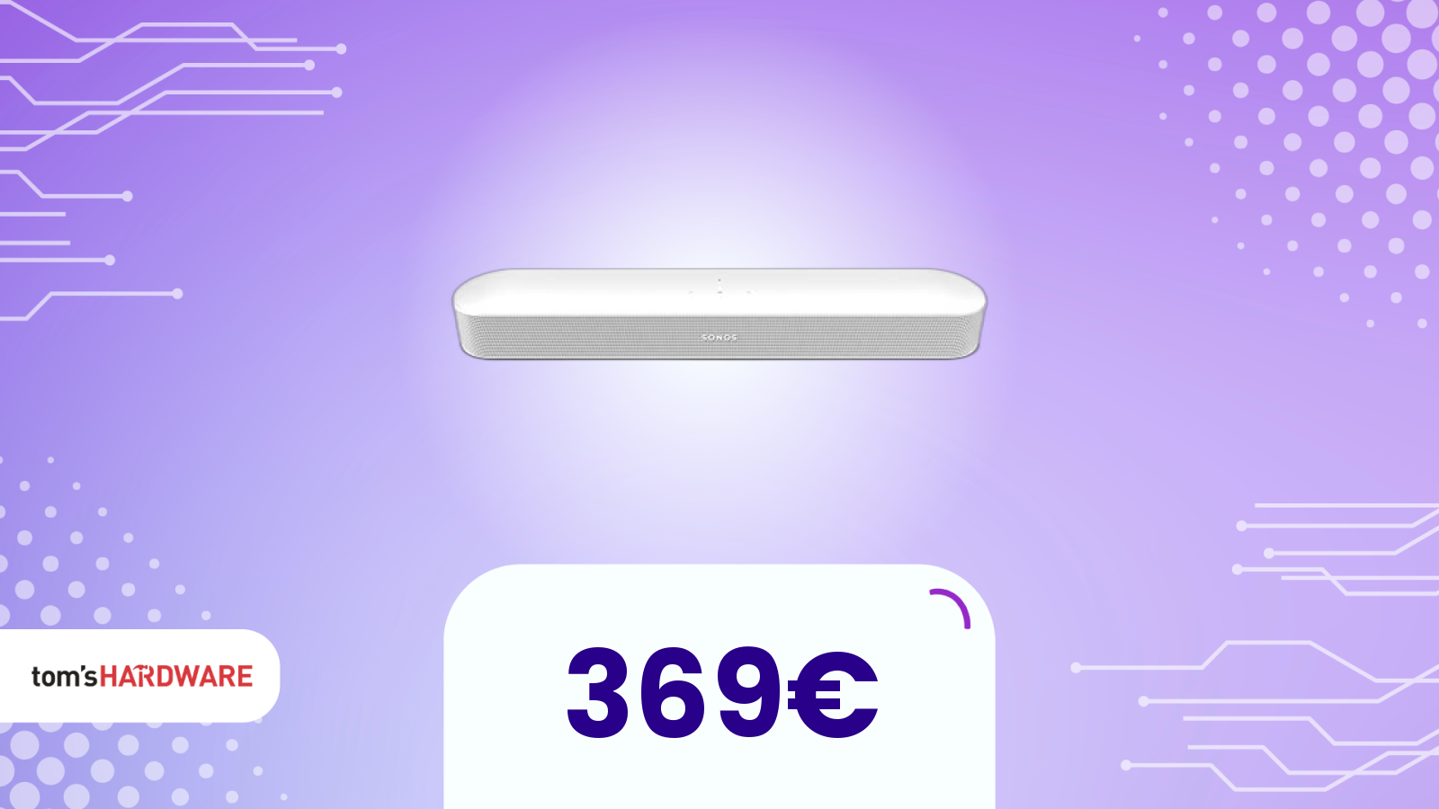 Il -26% sulla soundbar Sonos potrebbe renderla tua oggi stesso