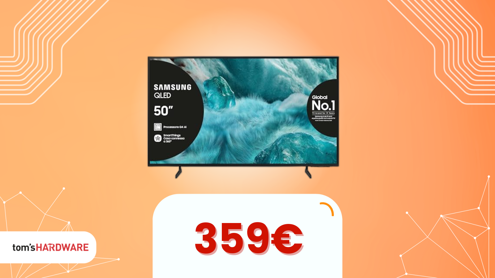 A 359€, questo Samsung QLED insegna che la qualità batte la grandezza
