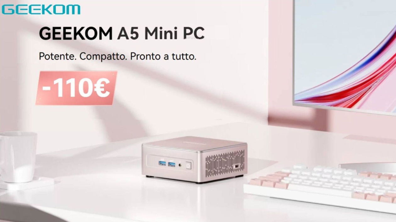 Immagine di Saldi di primavera GEEKOM 2026: arrivano i primi maxi sconti dell’anno!