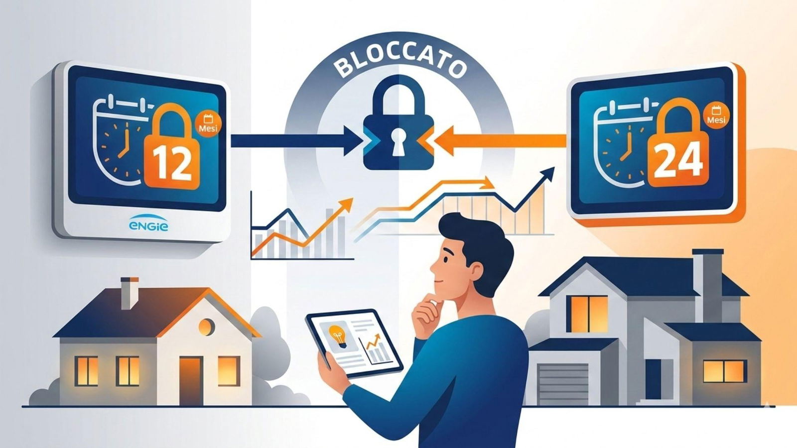 Prezzo bloccato con ENGIE: 12 o 24 mesi? Ecco come decidere