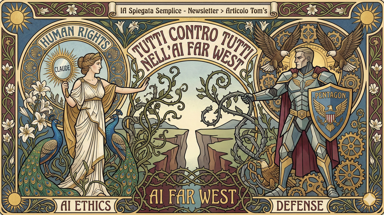 Immagine di AI Far West: Anthropic contro il Pentagono e la sfida globale tra Etica e Potere