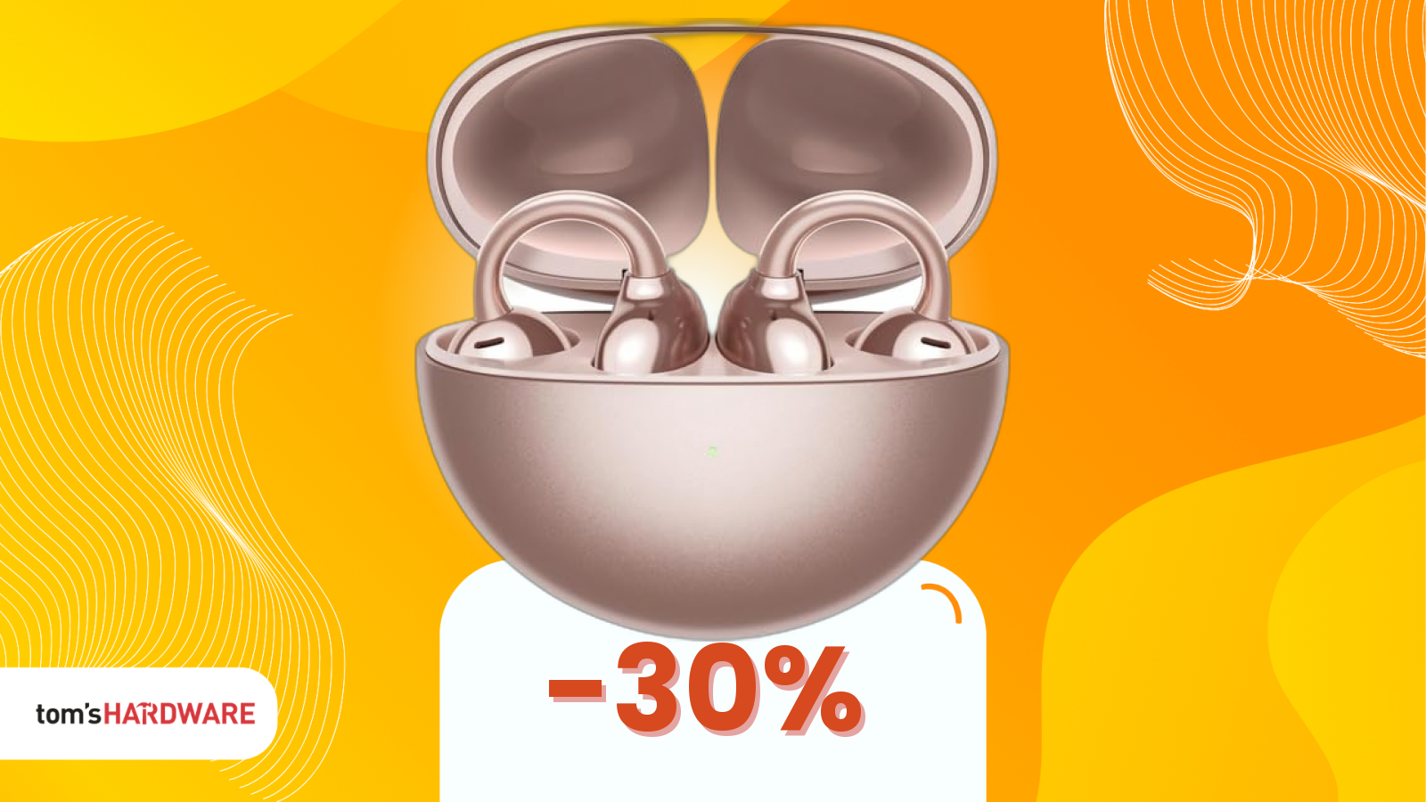 HUAWEI FreeClip: il primo sconto del 2026 li fa scendere sotto i 140€