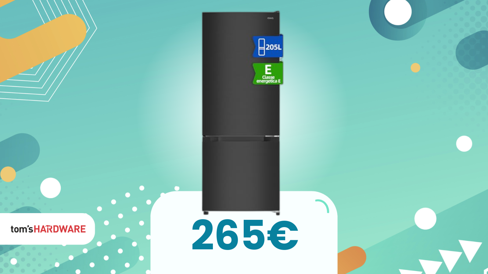 205L di freschezza a prezzo shock! Frigorifero combinato bestseller