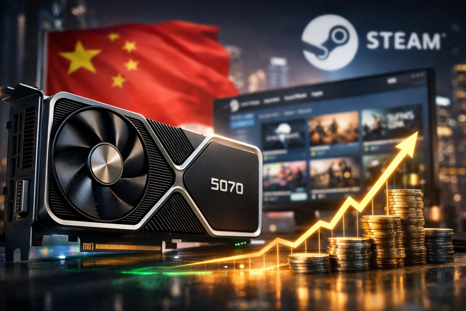 RTX 5070 in vetta su Steam, ma i dati sono dubbi