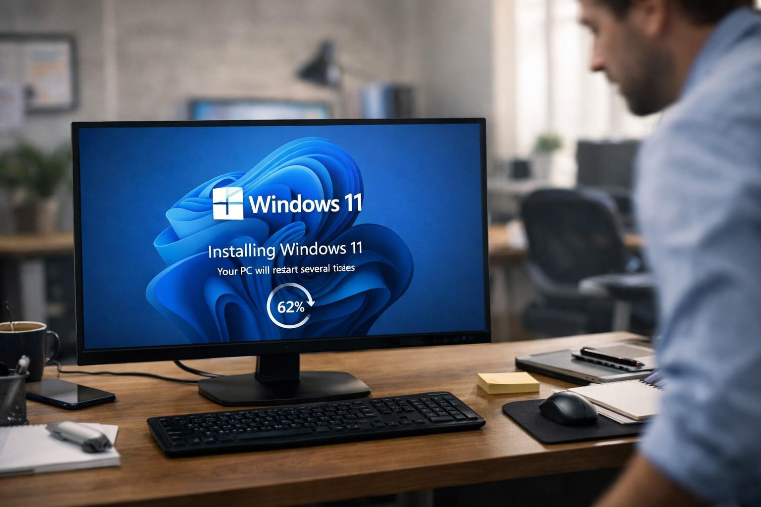 Windows 11 si aggiorna da solo: utente colto di sorpresa