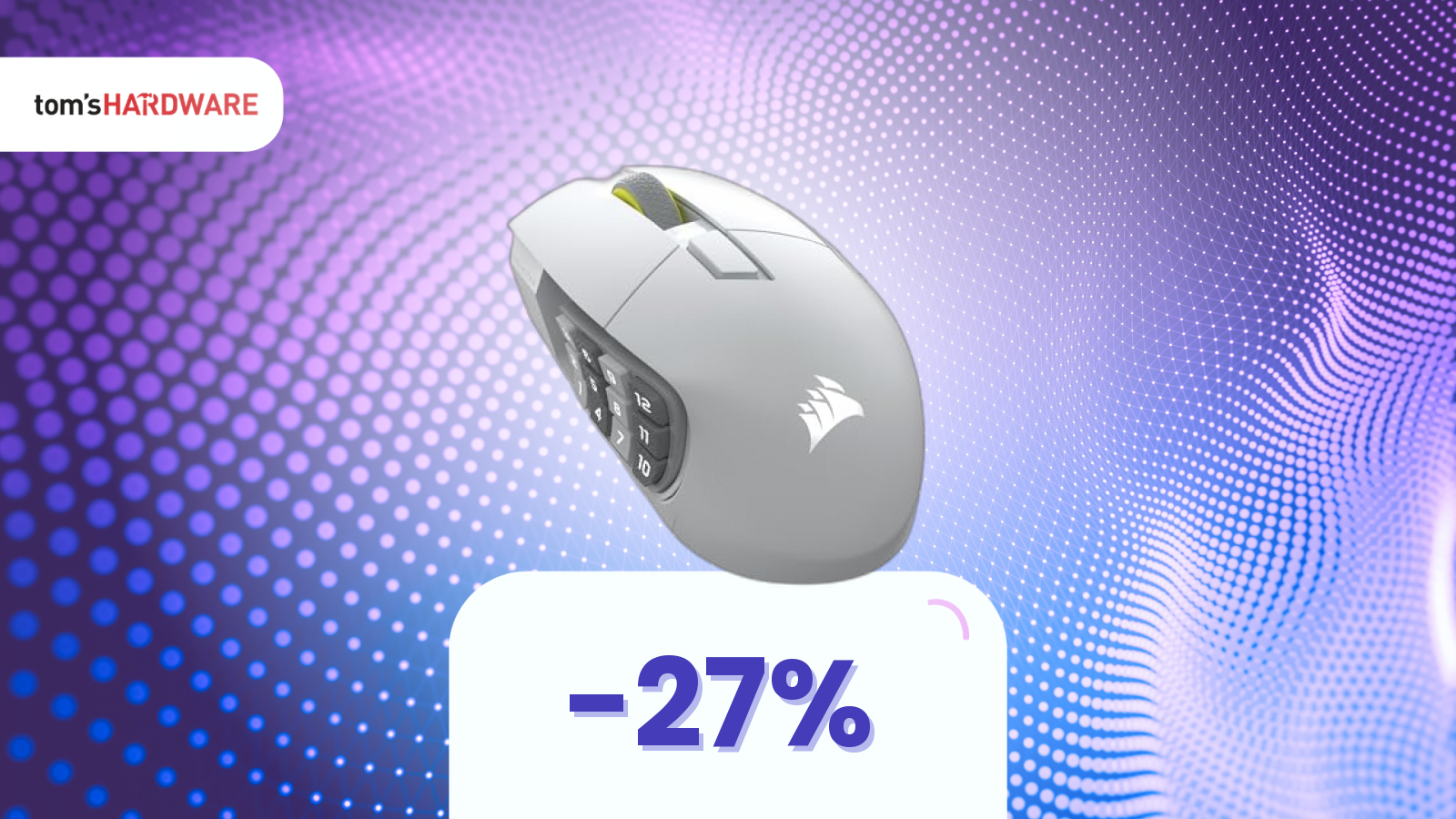 Il mouse Corsair perfetto per i giocatori MMO, ora quasi al prezzo migliore