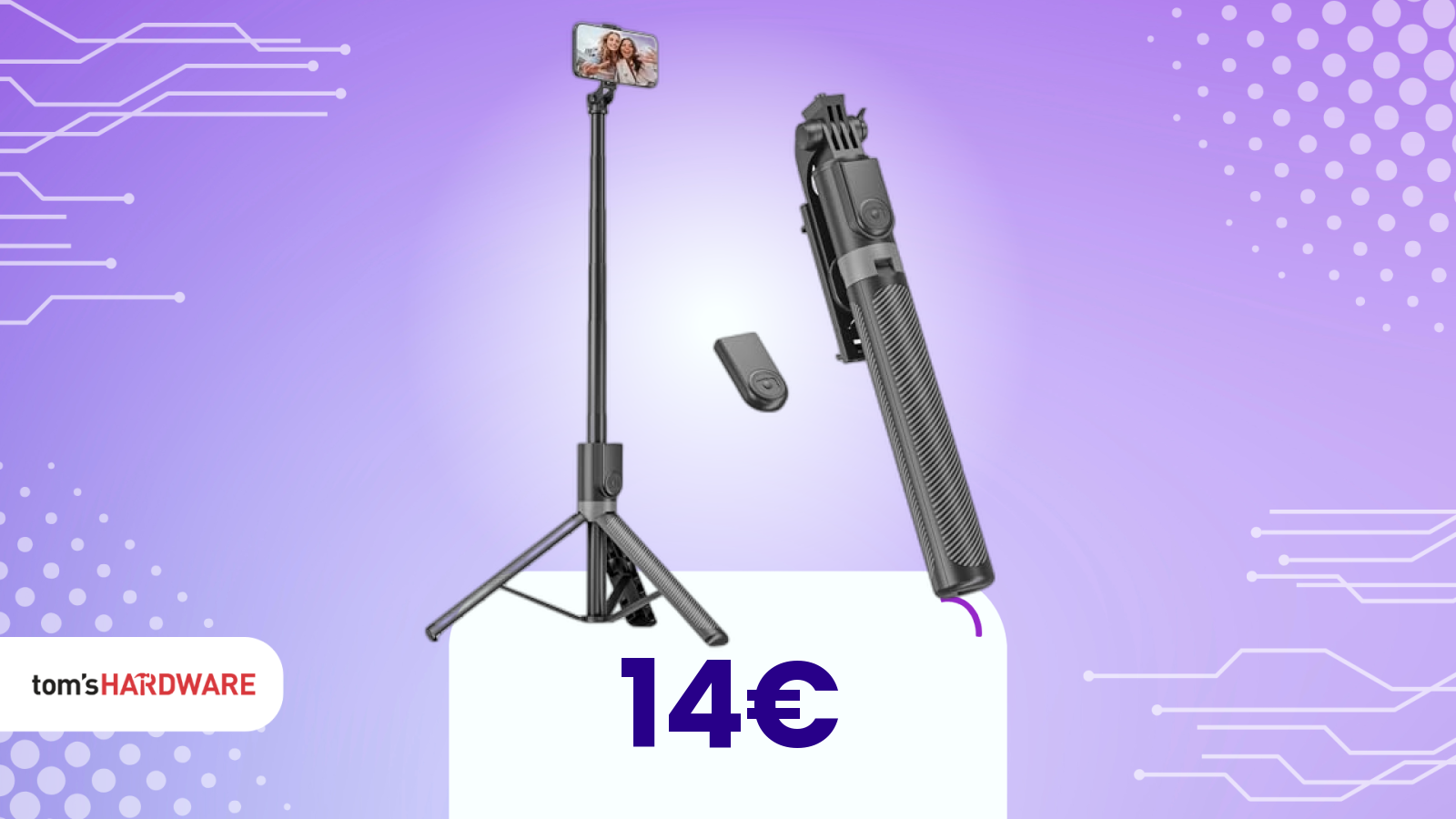 Questo piccolo treppiede per smartphone costa pochissimo ma può fare una grande differenza