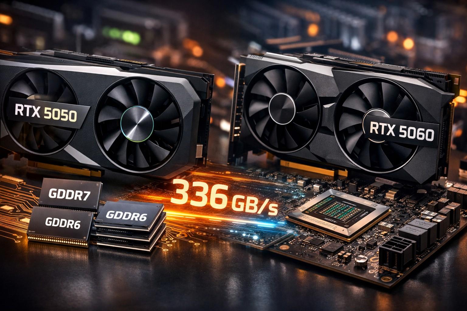RTX 5050 con 9 GB GDDR7: leak svela i dettagli