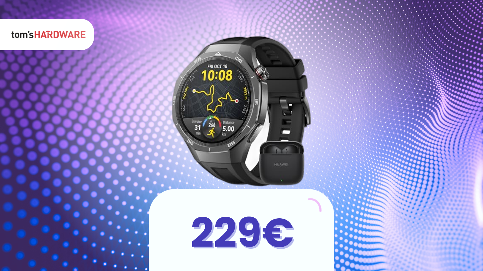 Huawei Watch GT 5 Pro in offerta: oggi con FreeBuds incluse su Amazon!
