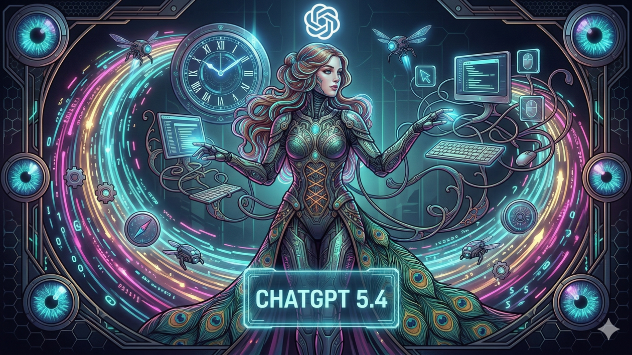 Immagine di GPT-5.4 è qui: l'AI che usa il PC meglio di te