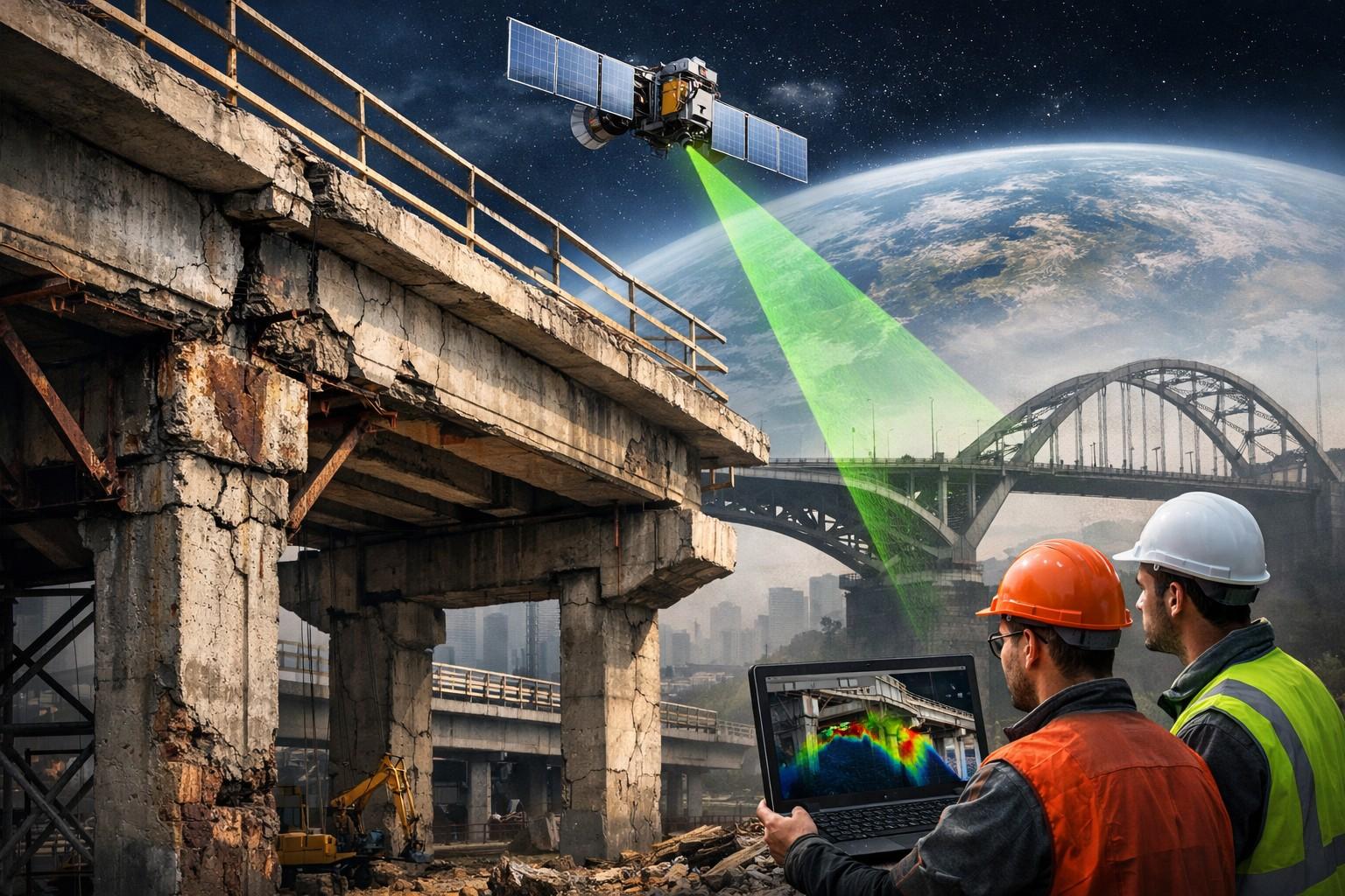 Immagine di I satelliti rivelano i ponti a rischio nel mondo