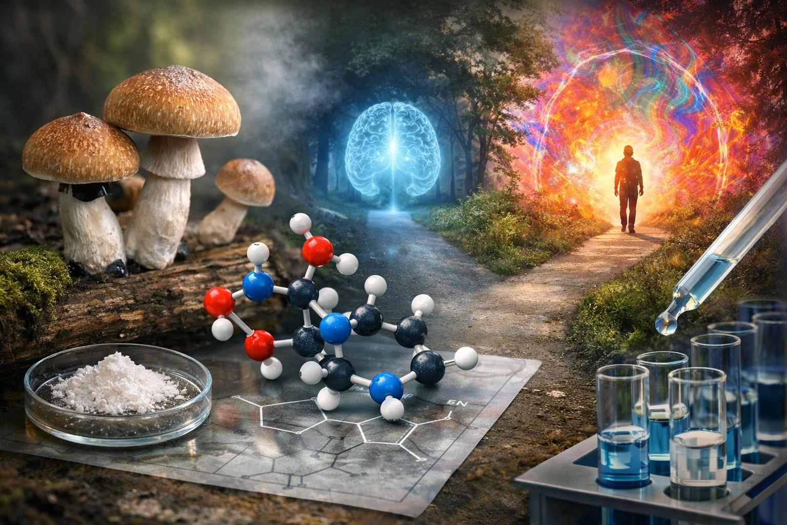 Un farmaco dai funghi cura la depressione senza allucinazioni