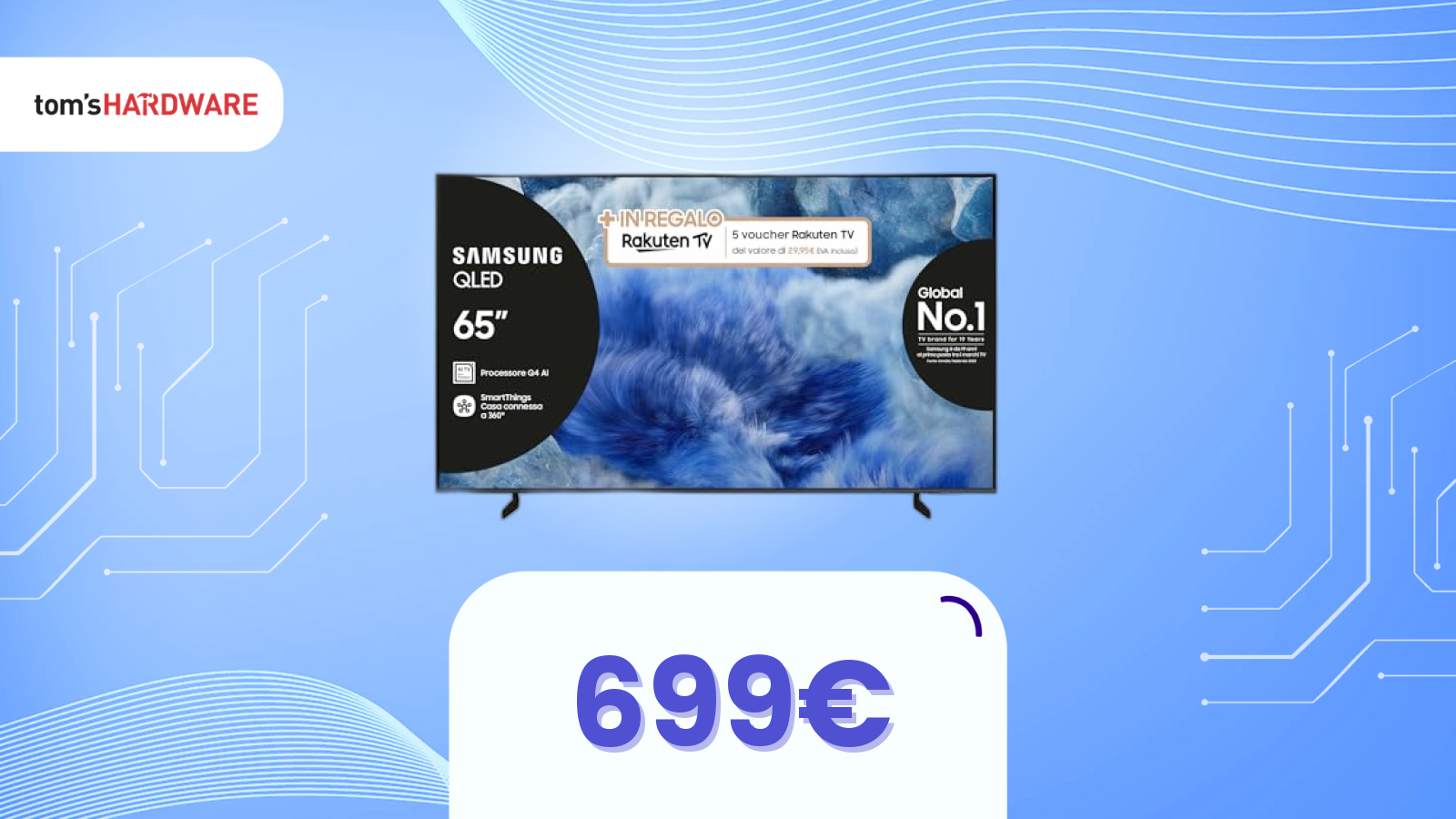 Domani arrivano le offerte Amazon, ma questa TV Samsung 65" è già al minimo storico