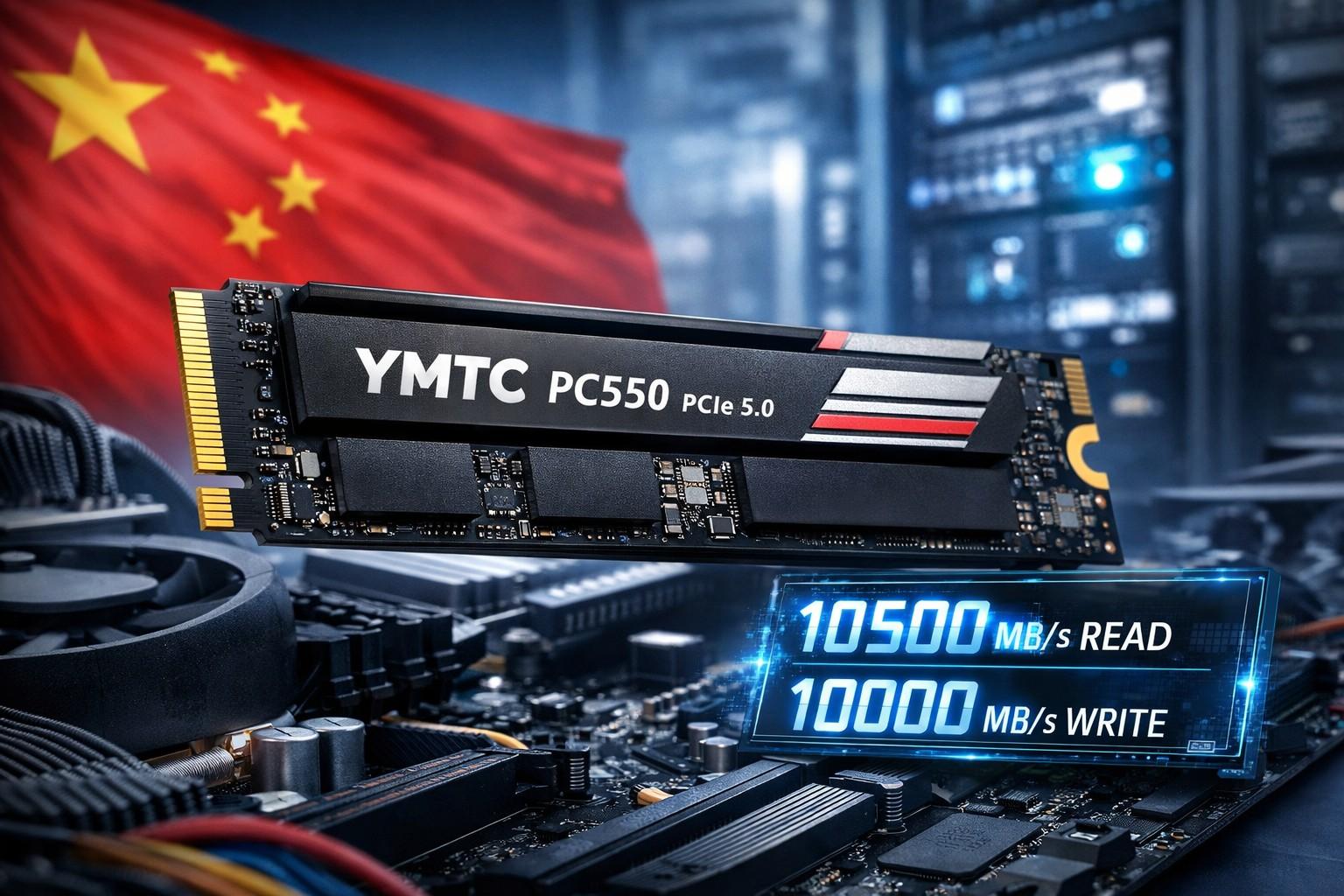 YMTC lancia il primo SSD PCIe 5.0 con Xtacking 4.0