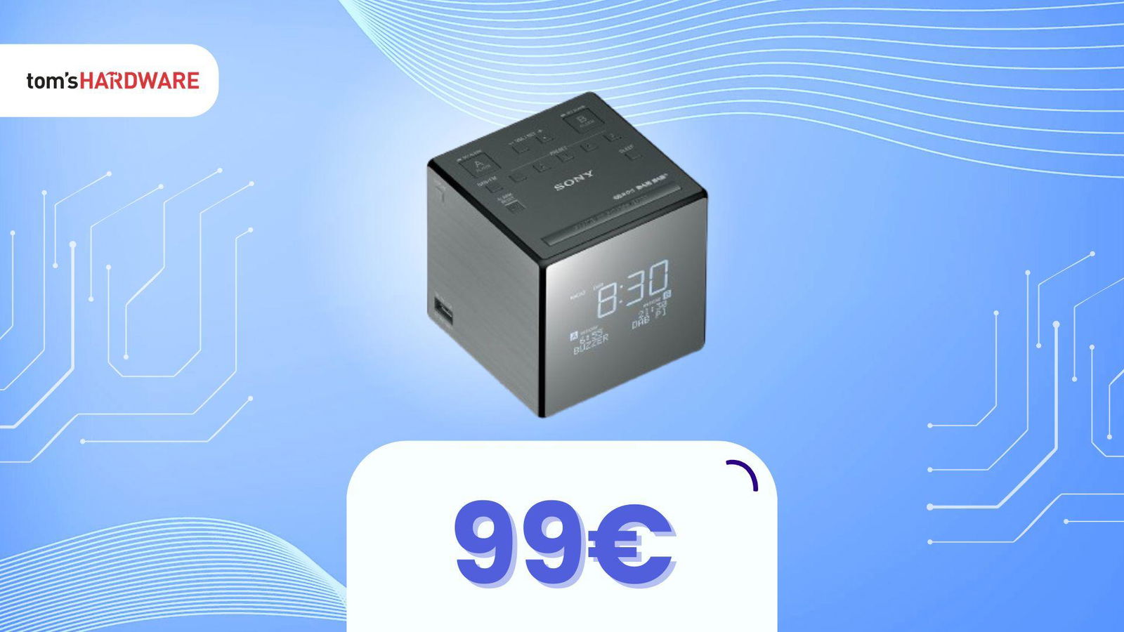 Solo per oggi! Sony radiosveglia chic, scontata online