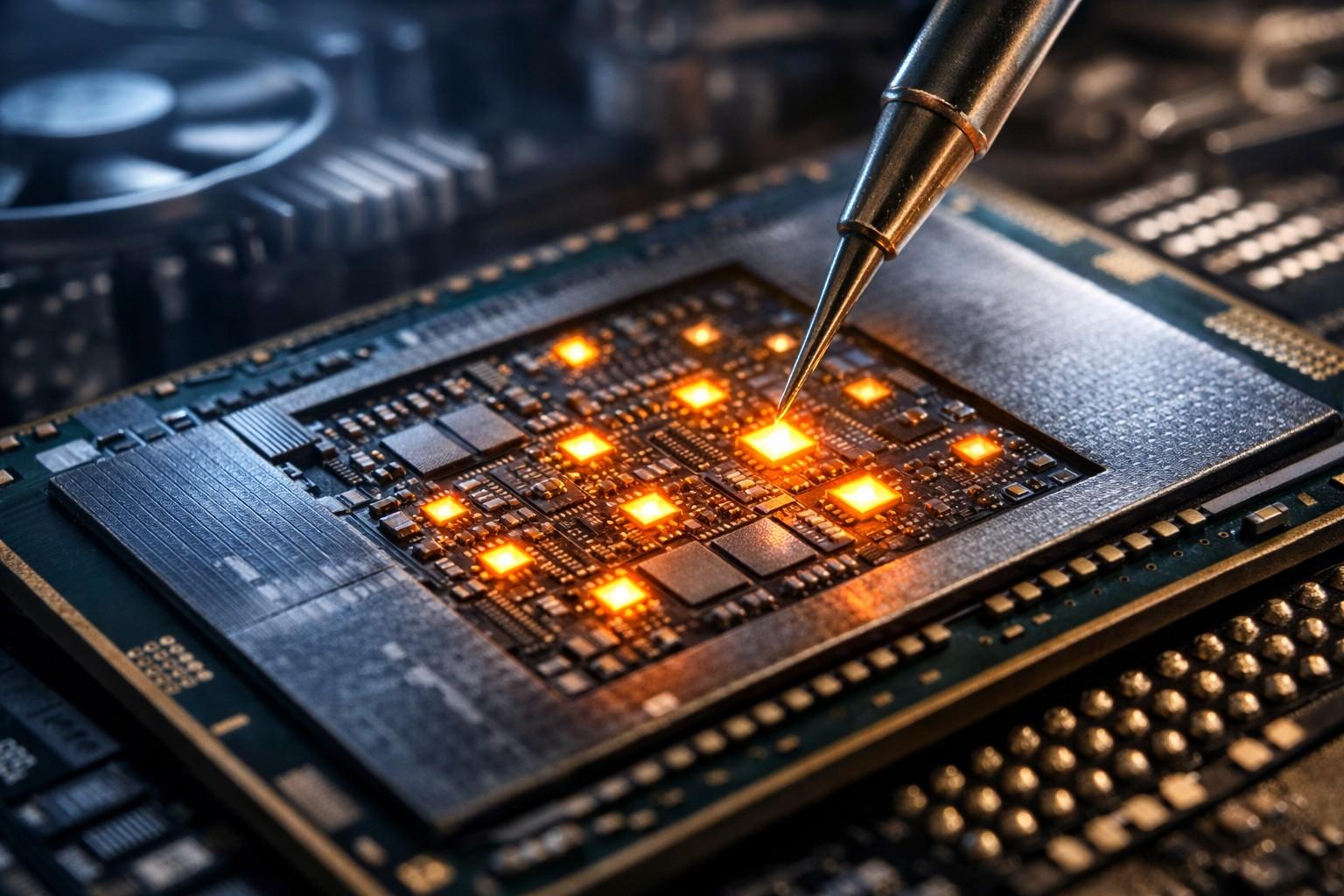 Sensori 2D integrati nei chip rilevano calore in 100 ns