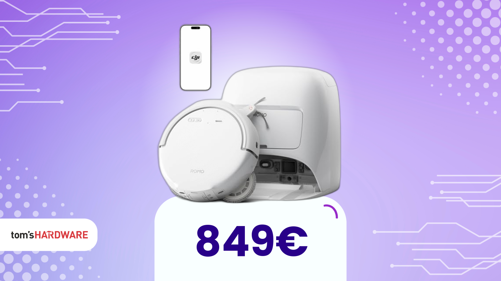 DJI era entrata nei robot lavapavimenti premium con prezzi stellari. Oggi -460€