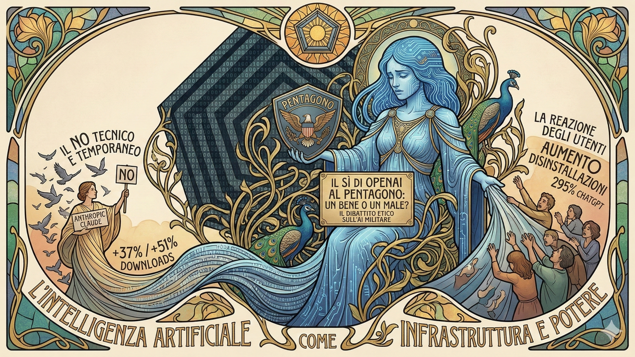 Immagine di OpenAI dice sì al Pentagono: l'AI diventa arma e infrastruttura di potere