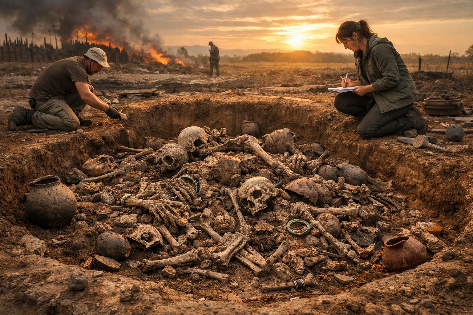 Età del ferro: scoperto massacro di donne e bambini