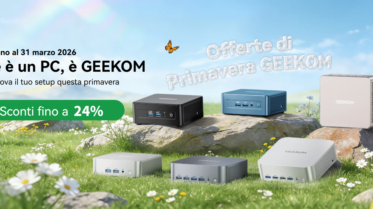 Immagine di GEEKOM Amazon Spring Sales: i mini PC più moderni con sconti fino al 24%. Se li perdi dovrai aspettare un altro anno!
