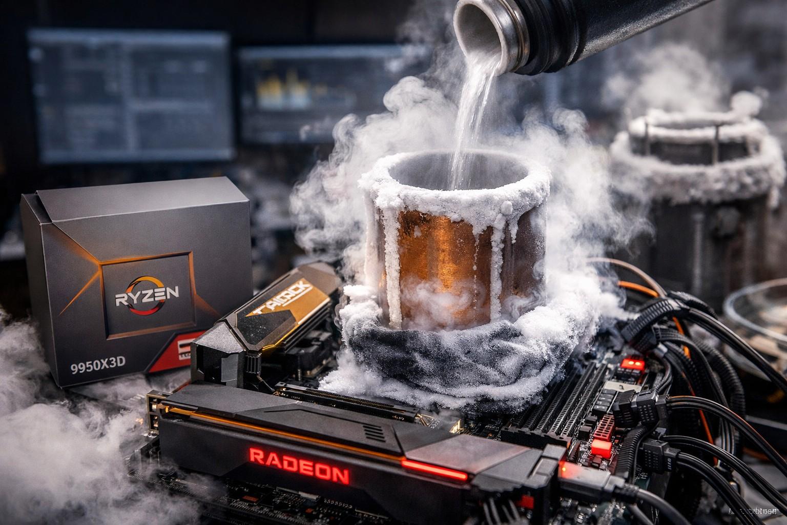 Ryzen 9950X3D da record in PCMark 10 con ASRock OCF