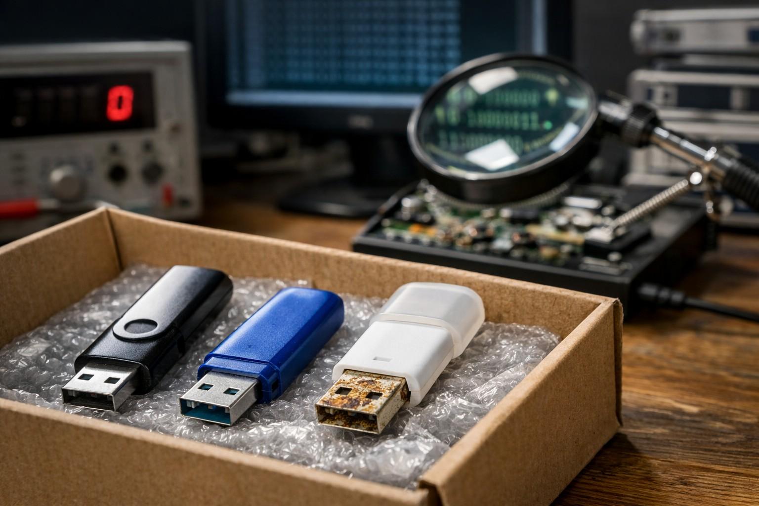 Una chiavetta USB scollegata per 6 anni non perde alcun dato