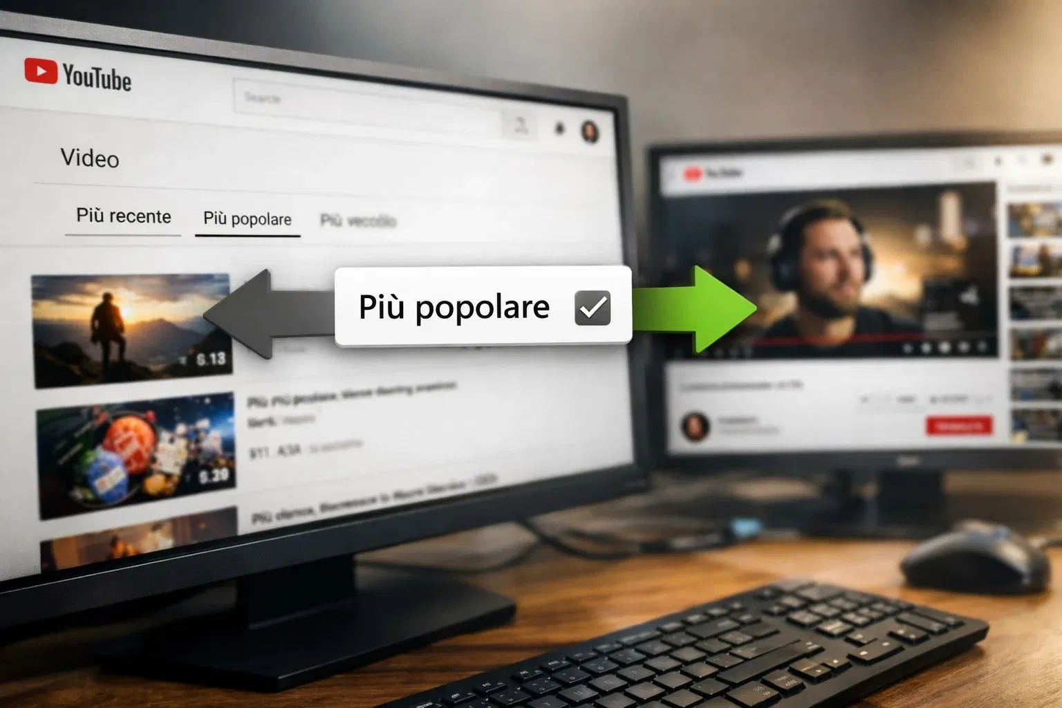 YouTube ora ricorda le preferenze di ordinamento