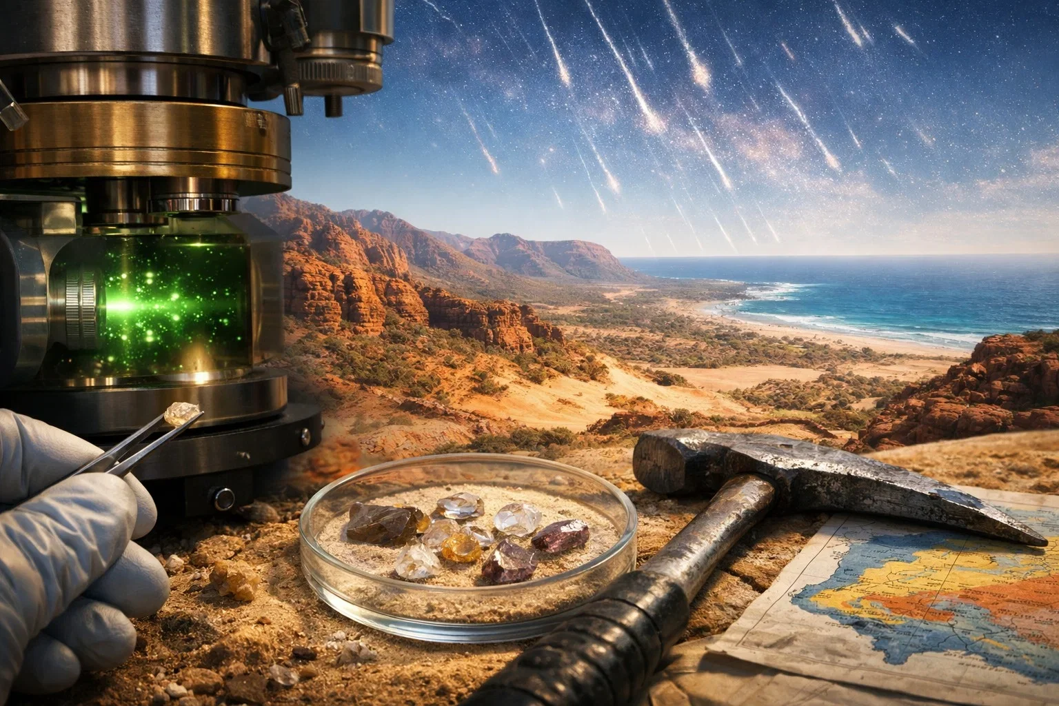 Sabbia antica e raggi cosmici misurano il tempo