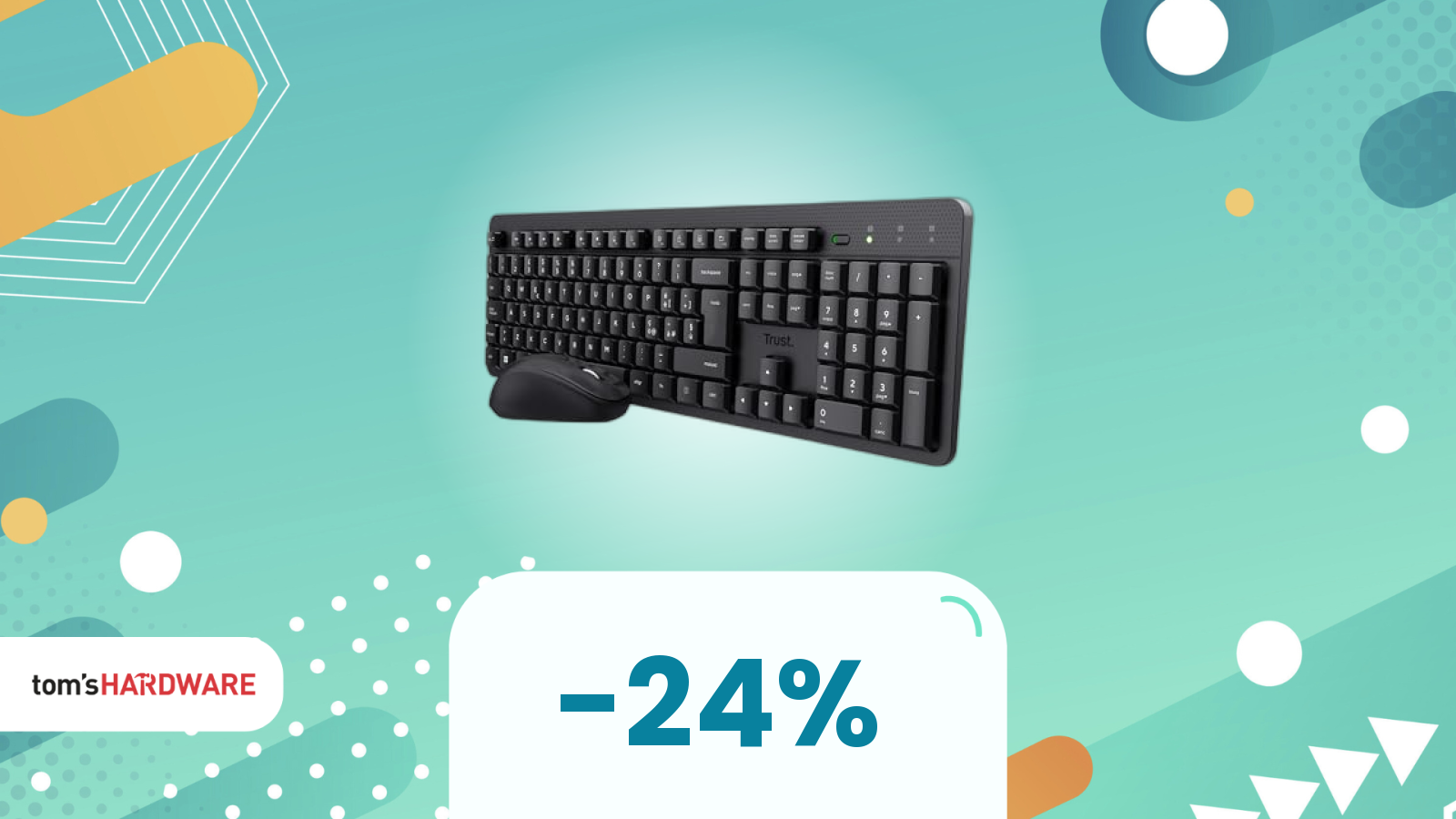 Meno di 20€ per questo set mouse + tastiera che non puoi ignorare