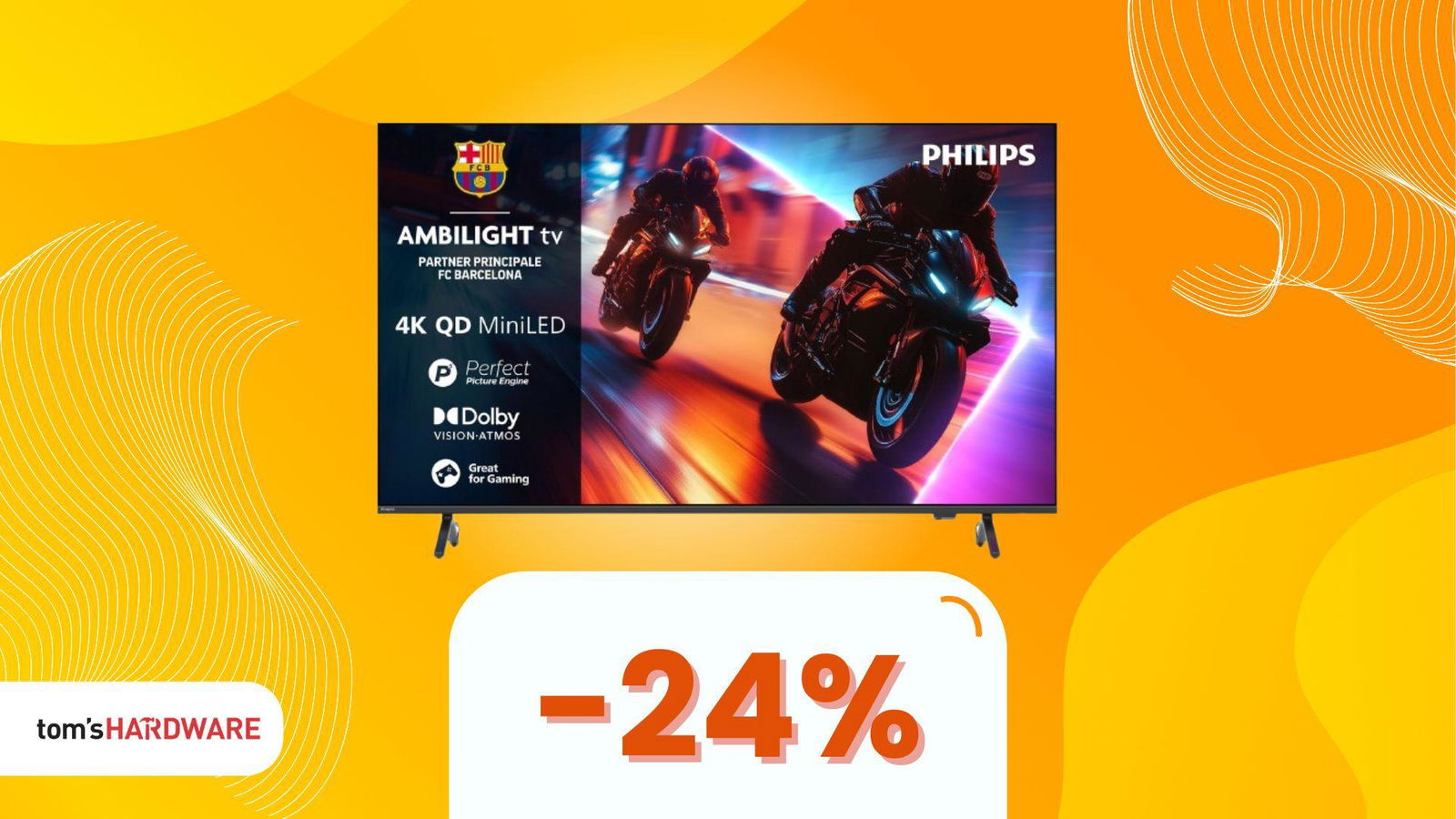 Se ami Mini-LED e Ambilight, questa è la TV perfetta, e oggi ha un prezzo mai visto!